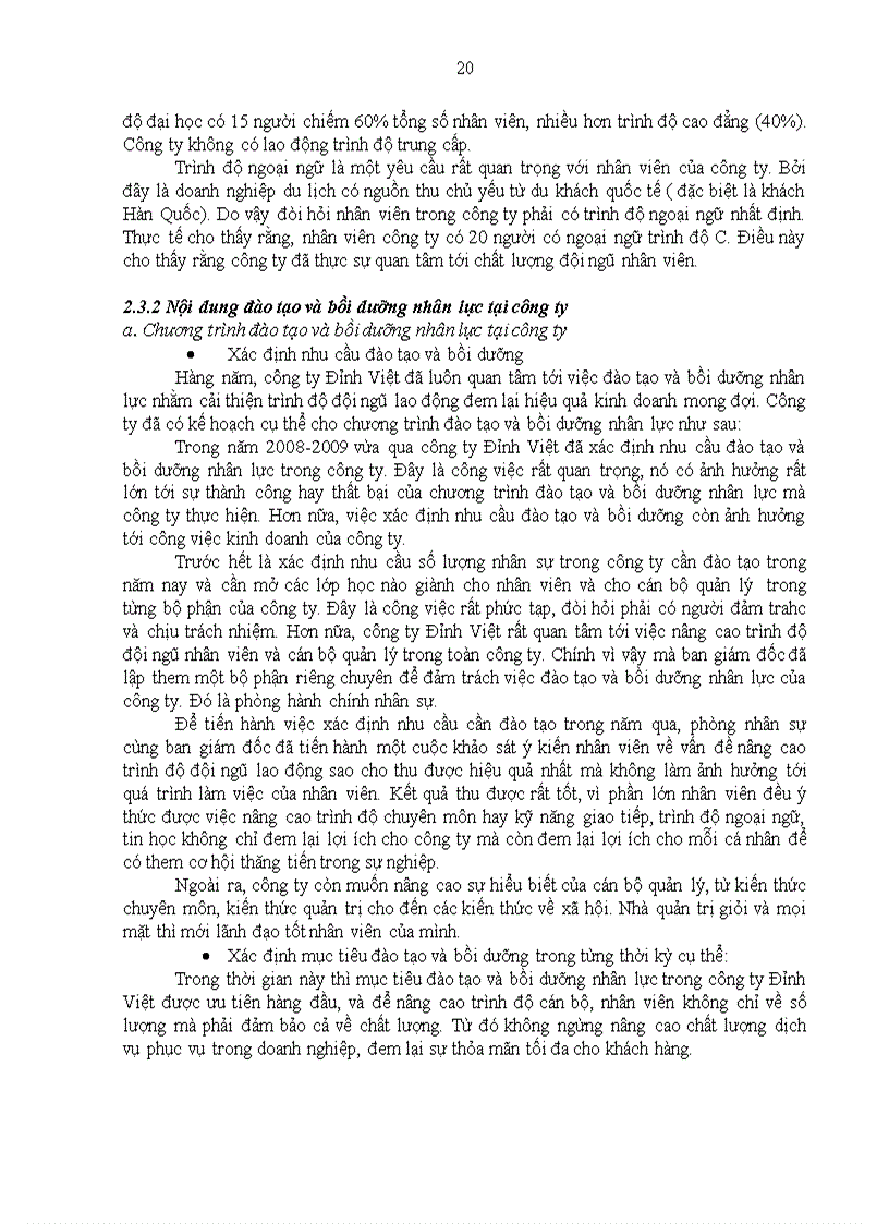 image for page Hoàn thiện chương trình đào tạo và bồi dưỡng nhân lực tại công ty TNHH Thương Mại và Du lịch Đỉnh Việt 1