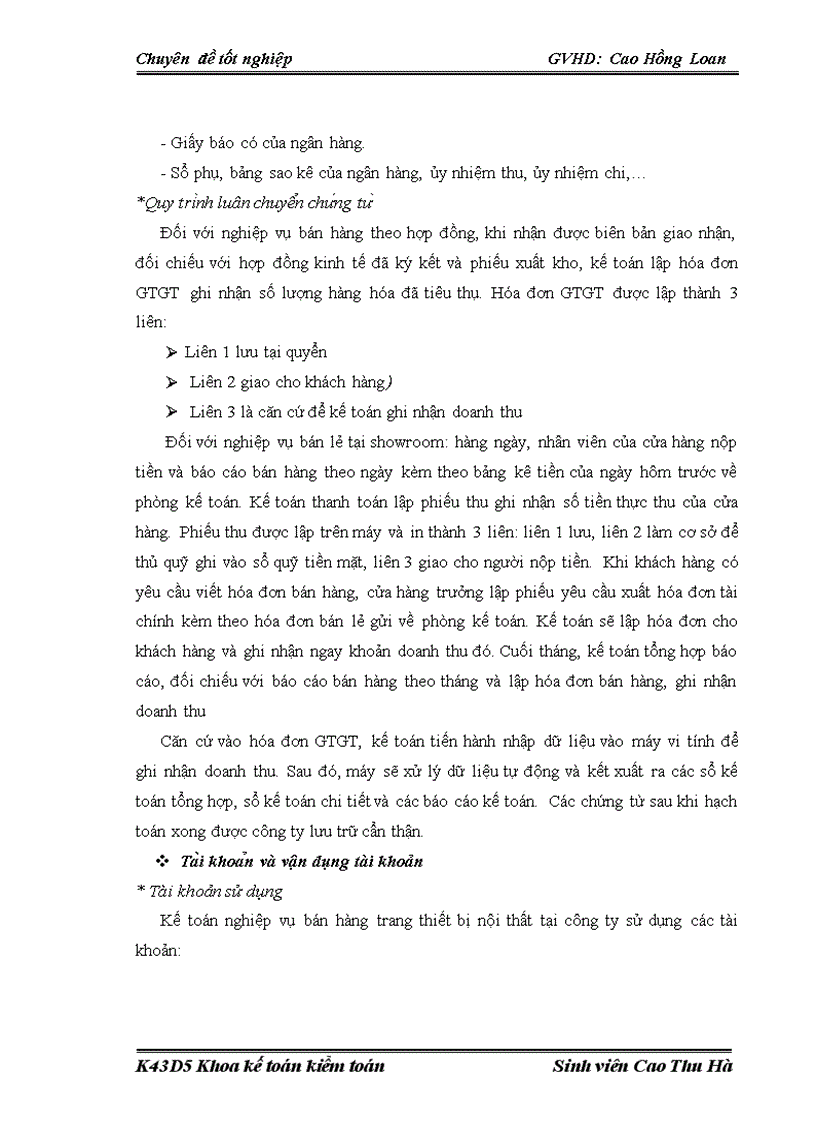 image for page Kế toán bán trang thiết bị nội thất tại công ty cổ phần GSC Việt Nam