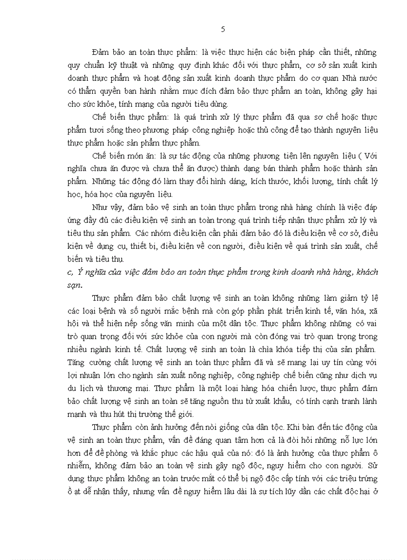 image for page GIải pháp đảm bảo an toàn thực phẩm tại nhà hàng hoa sen i công ty cổ phần du lịch kim liên 1
