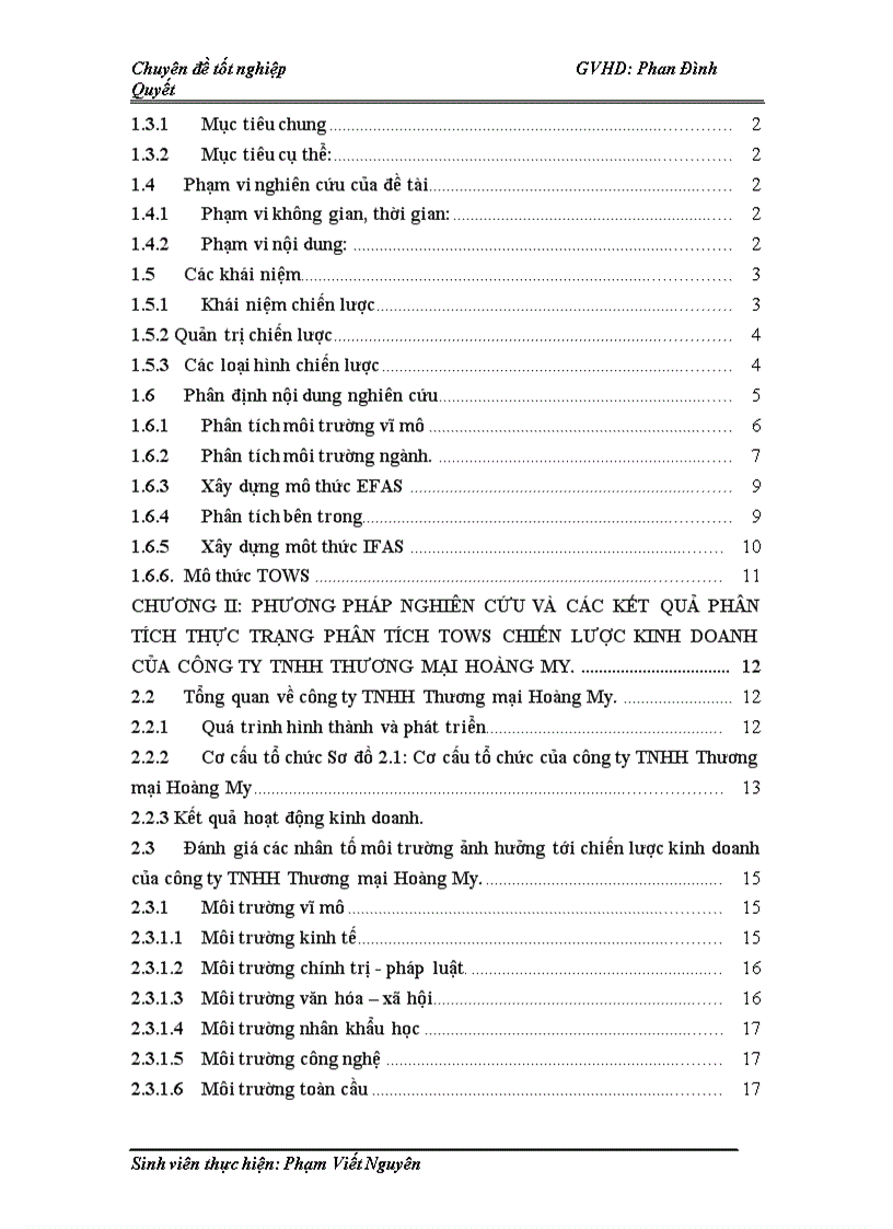 image for page Hoàn thiện phân tích tows chiến lược kinh doanh của công ty tnhh thương mại hoàng my