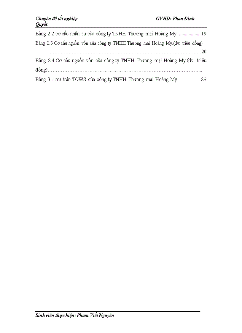 image for page Hoàn thiện phân tích tows chiến lược kinh doanh của công ty tnhh thương mại hoàng my
