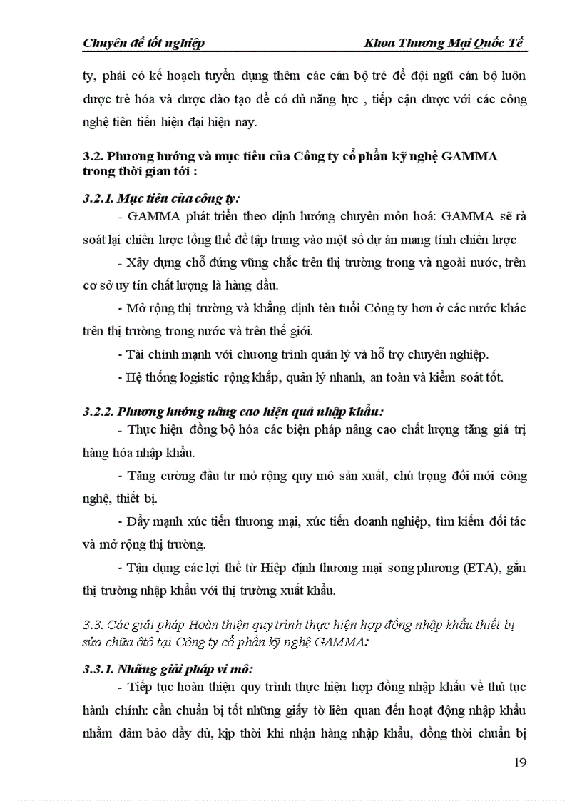 image for page Quy trình thực hiện hợp đồng nhập khẩu thiết bị sửa chữa ôtô từ thị trường Trung Quốc tại công ty cổ phần kỹ nghệ GAMMA