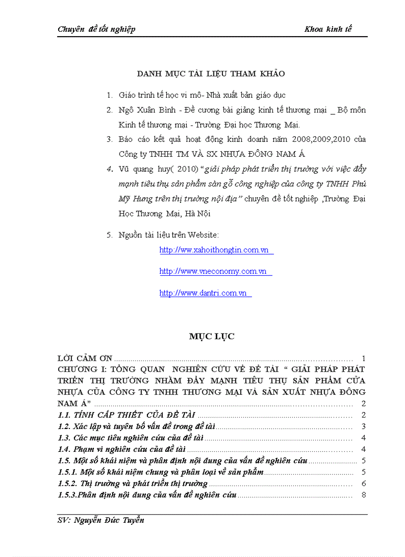 image for page Giải pháp phát triển thị trường nhằm đẩy mạnh tiêu thụ sản phẩm cửa nhựa của công ty tnhh thương mại và sản xuất nhựa dông nam á trên thị trường nội địa