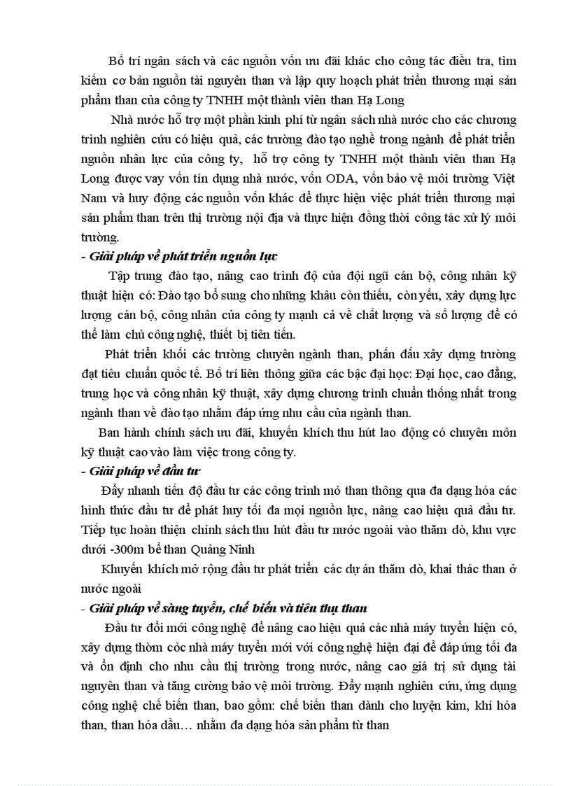 image for page Giải pháp thị trường nhằm phát triển thương mại sản phẩm than trên thị trường nội địa của công ty TNHH một thành viên than Hạ Long 1