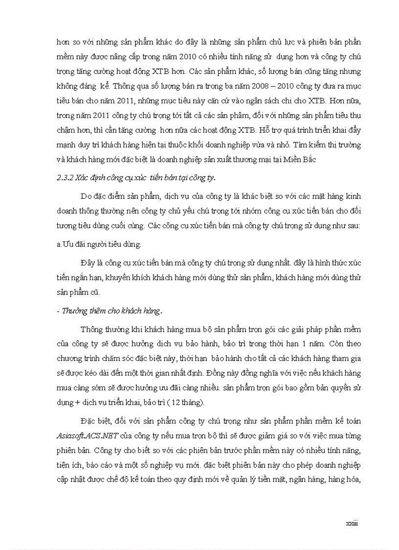 image for page Tăng cường xúc tiến bán cho sản phẩm phần mềm doanh nghiệp của công ty cổ phần phát triển phần mềm ASIA tại thị trường Miền Bắc