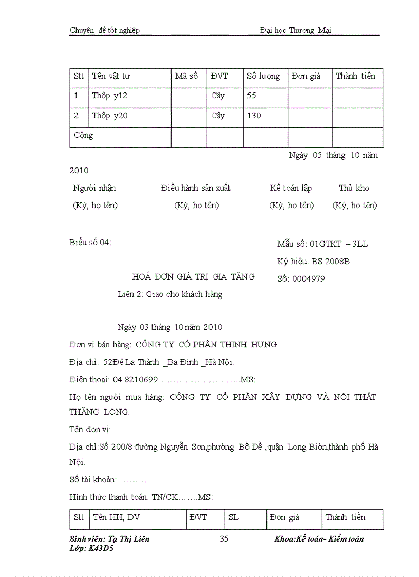 image for page Kế toán nguyên vật liệu xây dựng tại công ty cổ phần xây dựng và nội thất thăng long 4