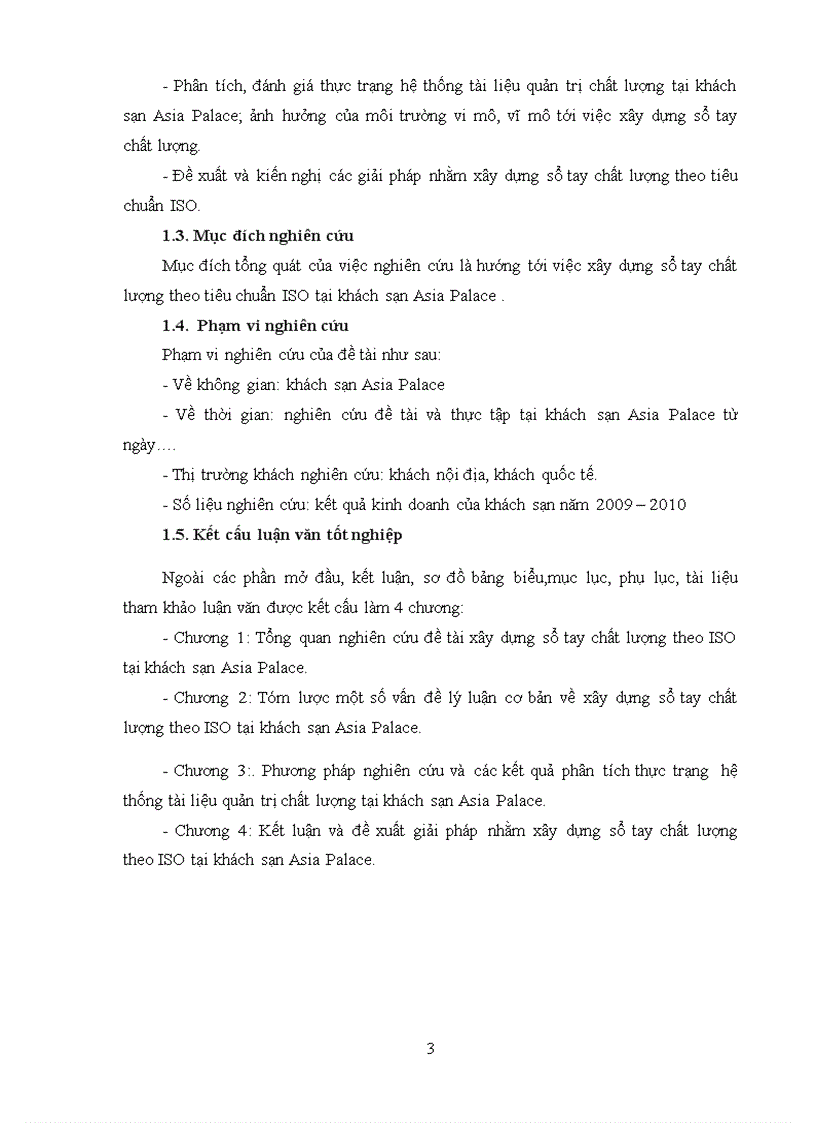 image for page Xây dựng sổ tay chất lượng theo iso tại khách sạn asia palace 1