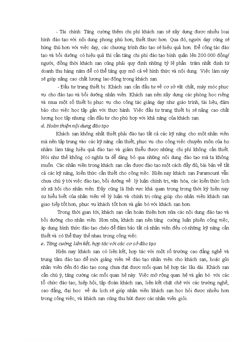 image for page Tăng cường đào tạo và bồi dưỡng nhân lực tại khách sạn Paramount 1