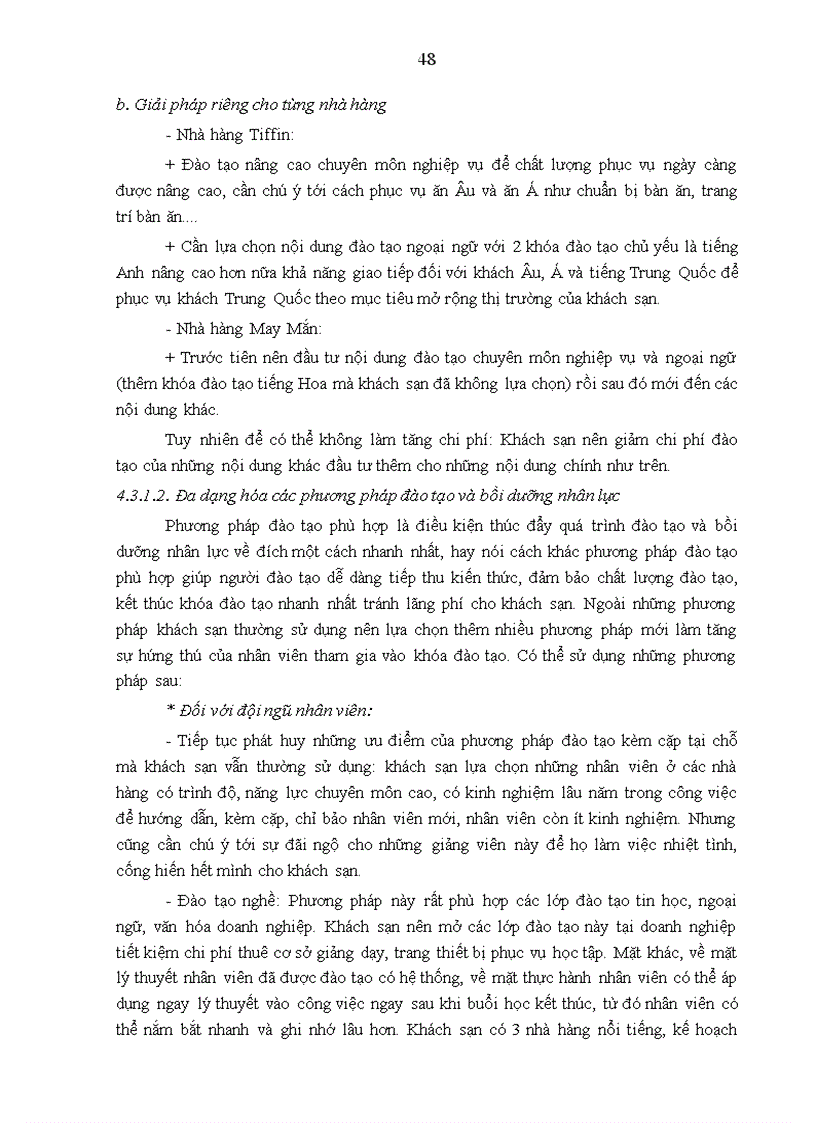 image for page Tăng cường đào tạo và bồi dưỡng nhân lực tại các nhà hàng của khách sạn Fortuna