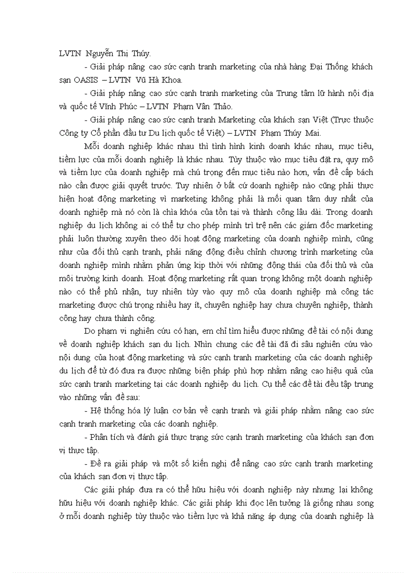 image for page Giải pháp nâng cao sức cạnh tranh marketing của khách sạn asia palace