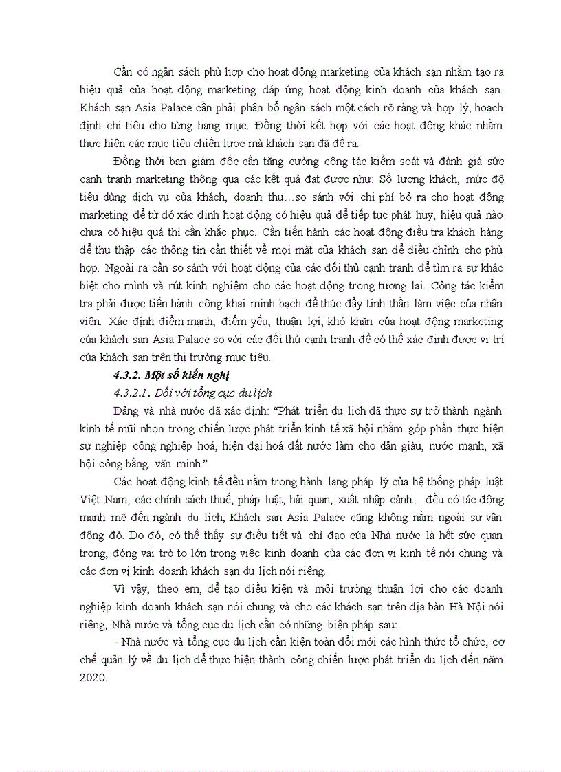 image for page Giải pháp nâng cao sức cạnh tranh marketing của khách sạn asia palace