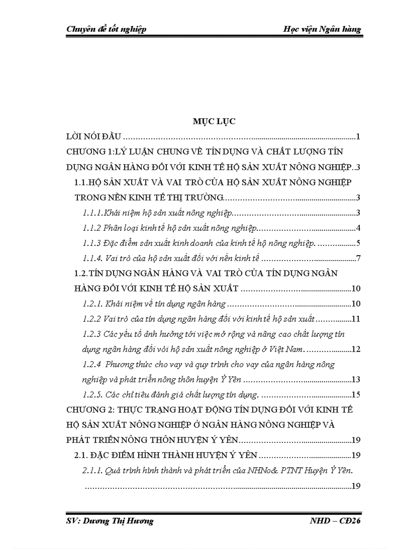 image for page Một số giải pháp nhằm mở rộng và nâng cao chất lượng tín dụng đối với hộ sản xuất ở Ngân hàng nông nghiệp và phát triển nông thôn huyện Ý Yên Tỉnh Nam Định
