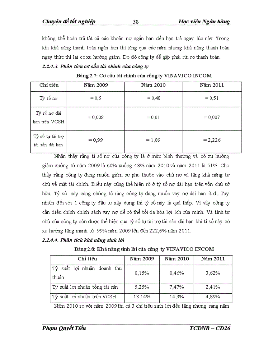 image for page Phân tích tình hình tài chính của Công ty Cổ phần Đầu tư Xây dựng và Khai thác Mỏ VINAVICO Thực trạng và giải pháp