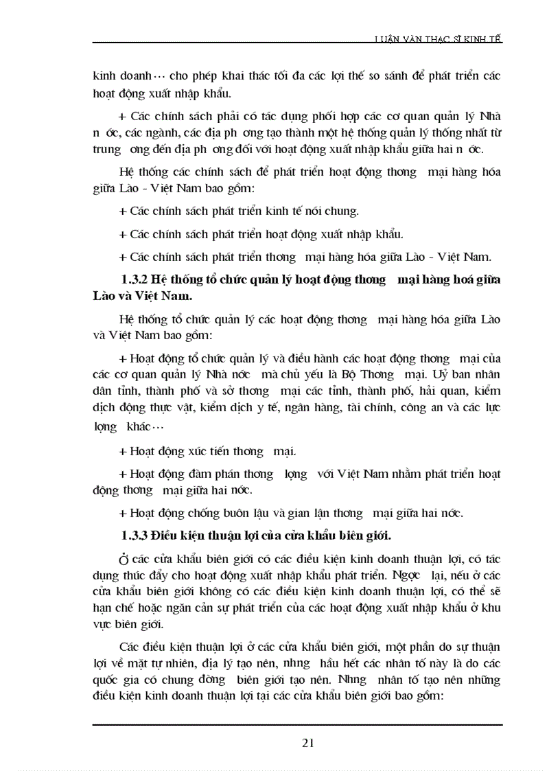 image for page Một số giải pháp nhằm phát triển quan hệ thương mại hàng hóa Lào Việt Nam thời kỳ đến năm 2010 1