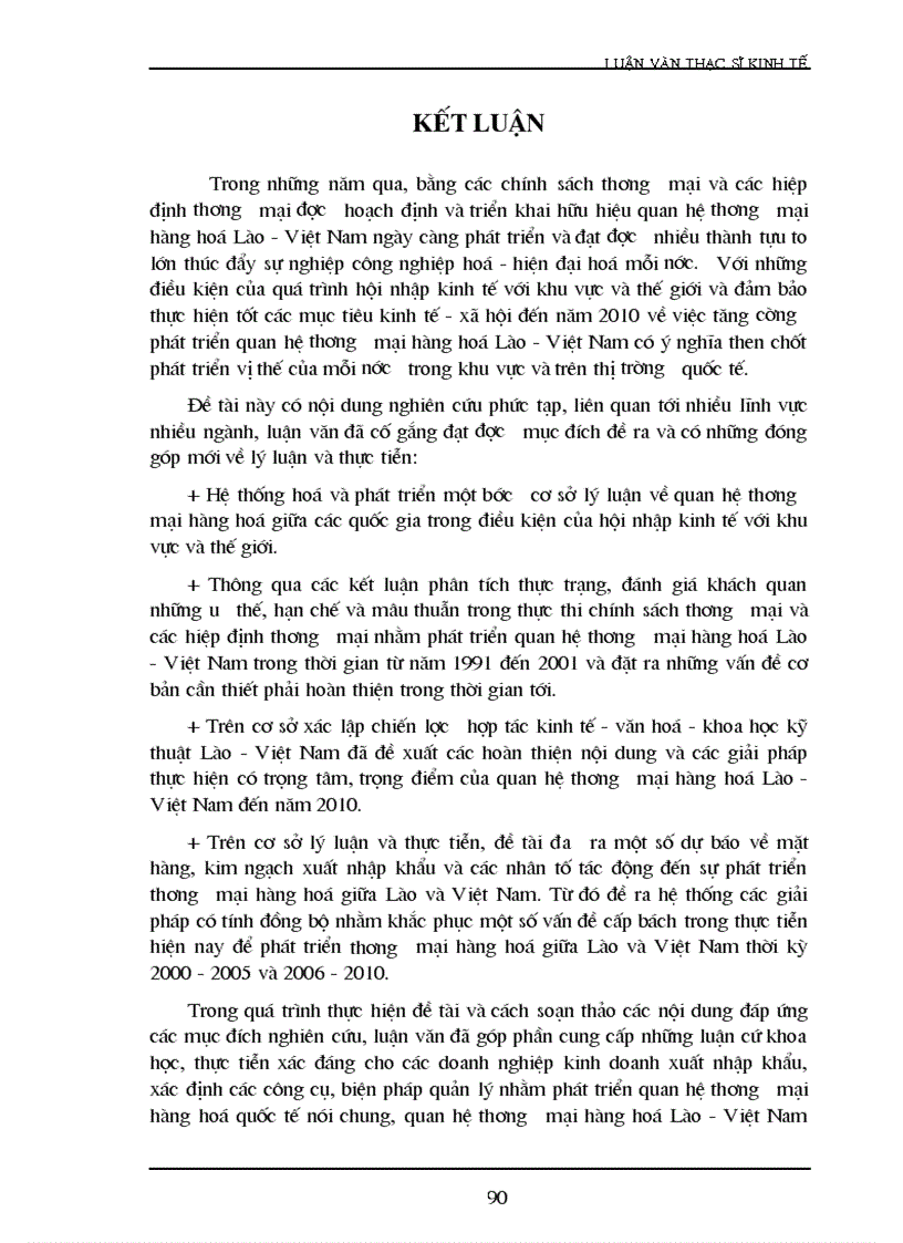 image for page Một số giải pháp nhằm phát triển quan hệ thương mại hàng hóa Lào Việt Nam thời kỳ đến năm 2010 1