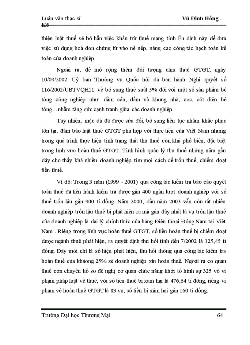 image for page Một số giải pháp nhằm hoàn thiện thuế GTGT ở Việt Nam trong giai đoạn hiện nay 1