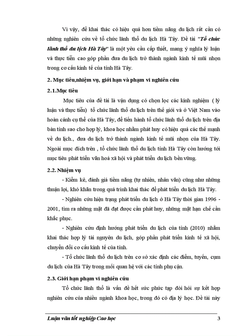 image for page Tổ chức lãnh thổ du lịch Hà Tây 1