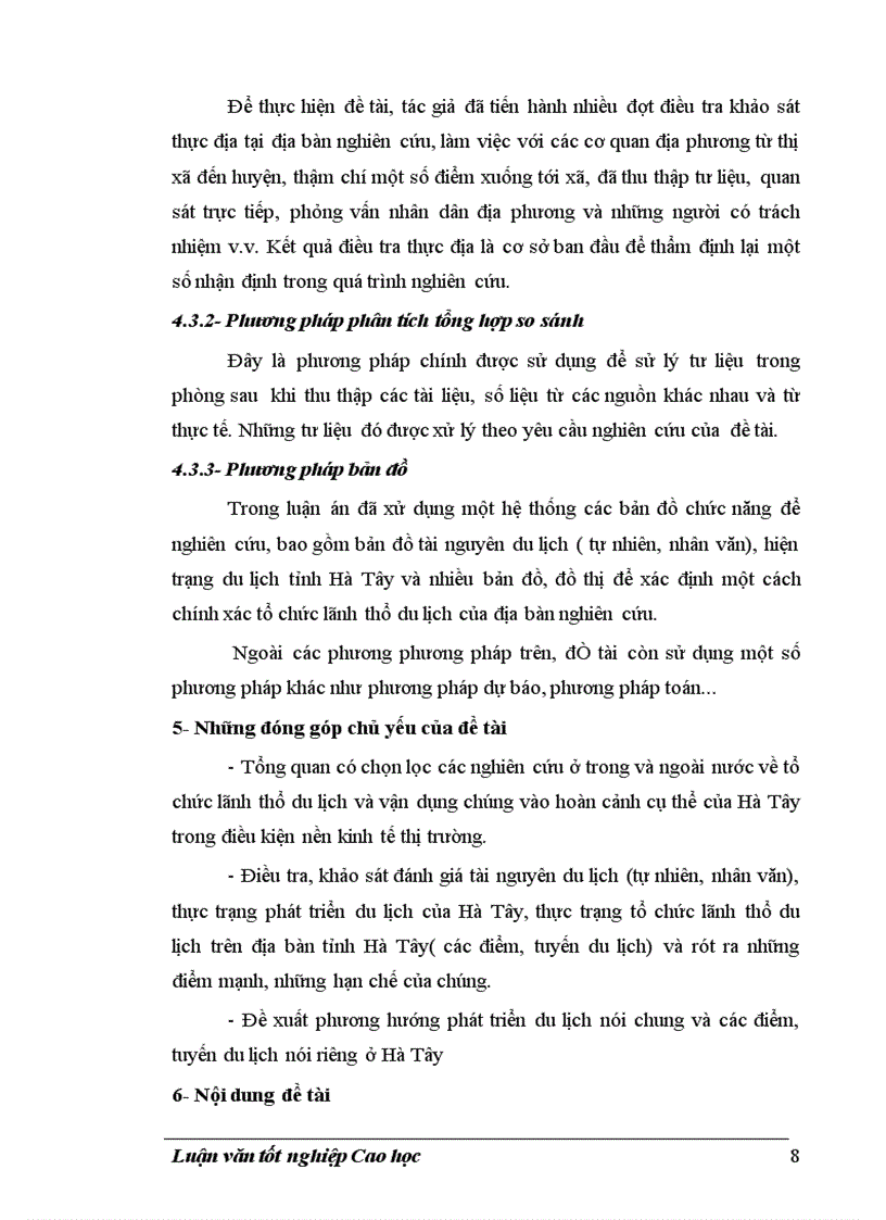 image for page Tổ chức lãnh thổ du lịch Hà Tây 1