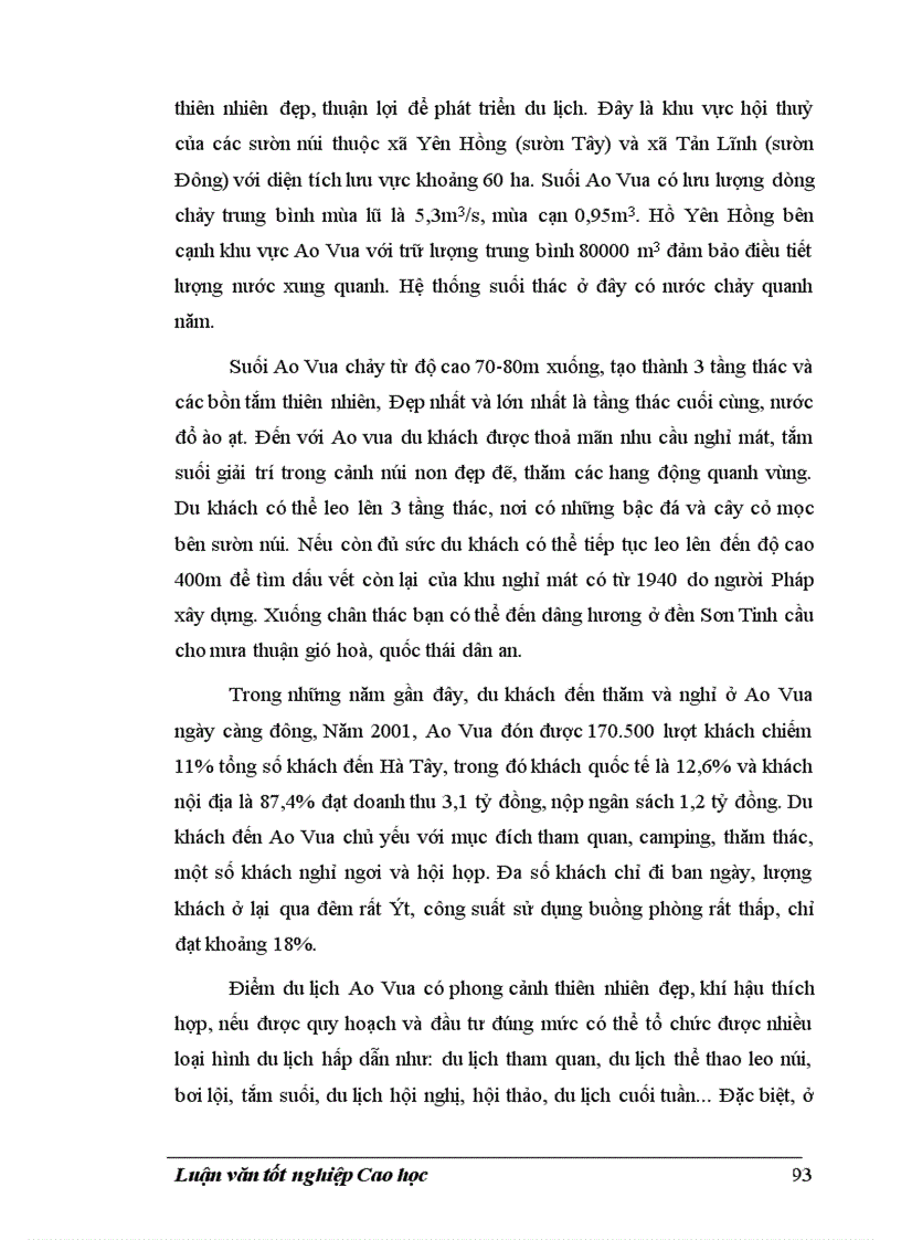 image for page Tổ chức lãnh thổ du lịch Hà Tây 1