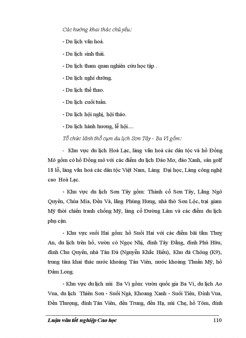 image for page Tổ chức lãnh thổ du lịch Hà Tây 1