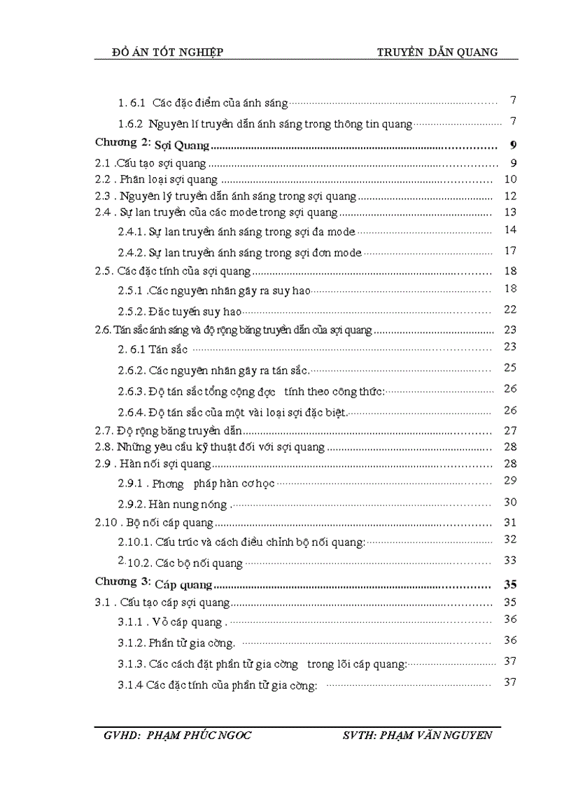 image for page CáP SợI QUANG TRONG THÔNG TIN QUANG