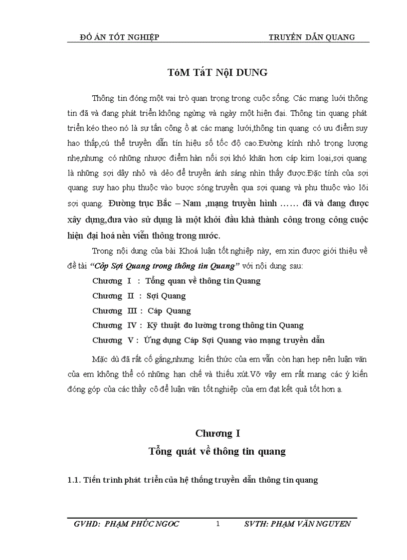 image for page CáP SợI QUANG TRONG THÔNG TIN QUANG