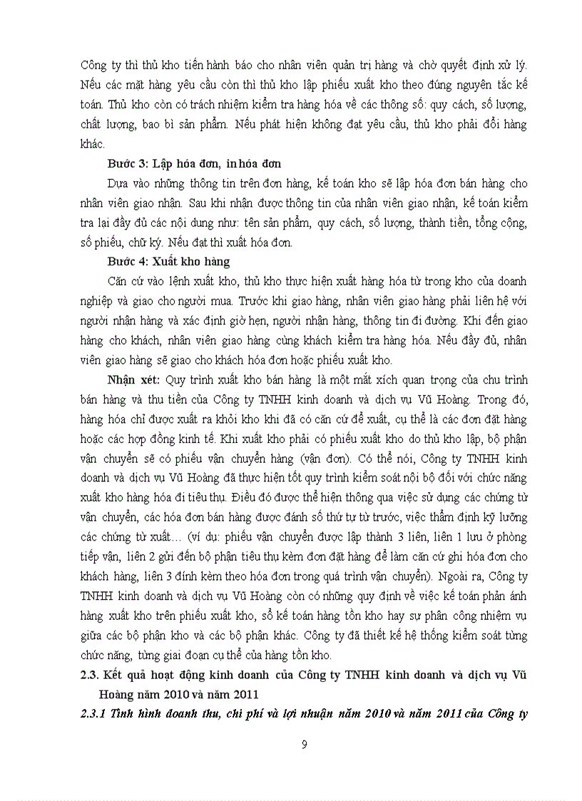 image for page Cơ cấu tổ chức hoạt động kinh doanh của Công ty TNHH kinh doanh và dịch vụ Vũ Hoàng