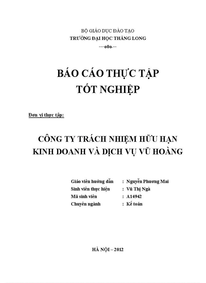 image for page Cơ cấu tổ chức hoạt động kinh doanh của Công ty TNHH kinh doanh và dịch vụ Vũ Hoàng