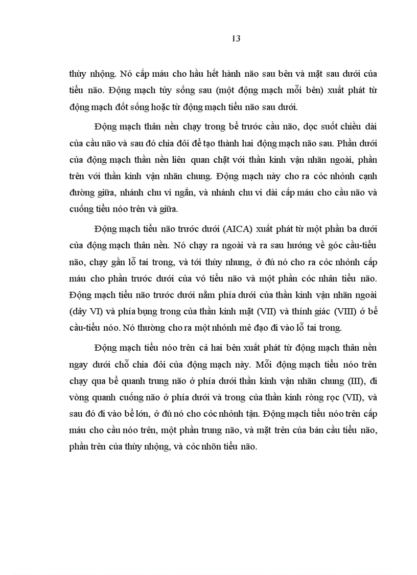 image for page Tưới máu não sinh lý và sinh lý bệnh