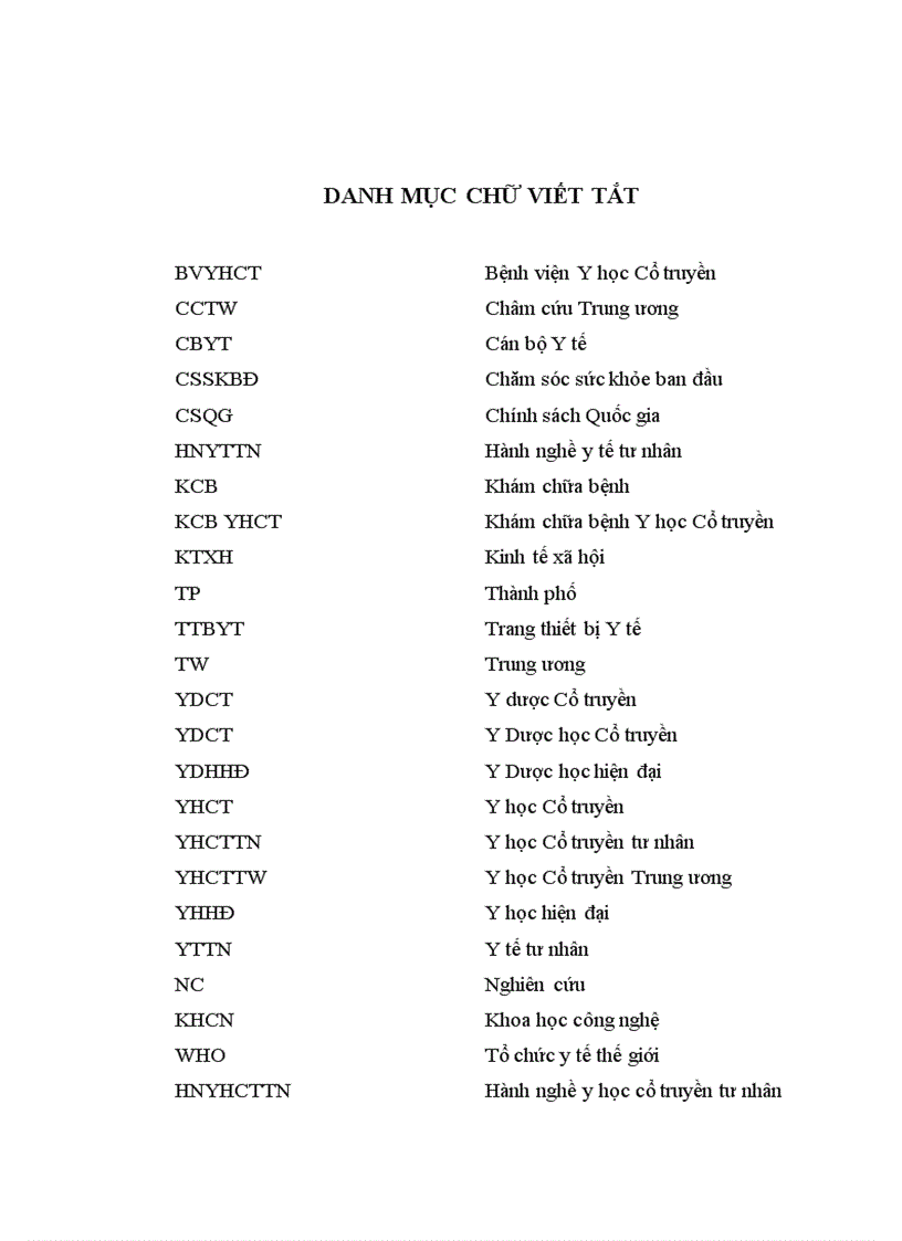 image for page Tình hình nghiên cứu thực trạng và các giải pháp nhằm nâng cao chất lượng khám chữa bệnh bằng y học cổ truyền trên thế giới và việt nam