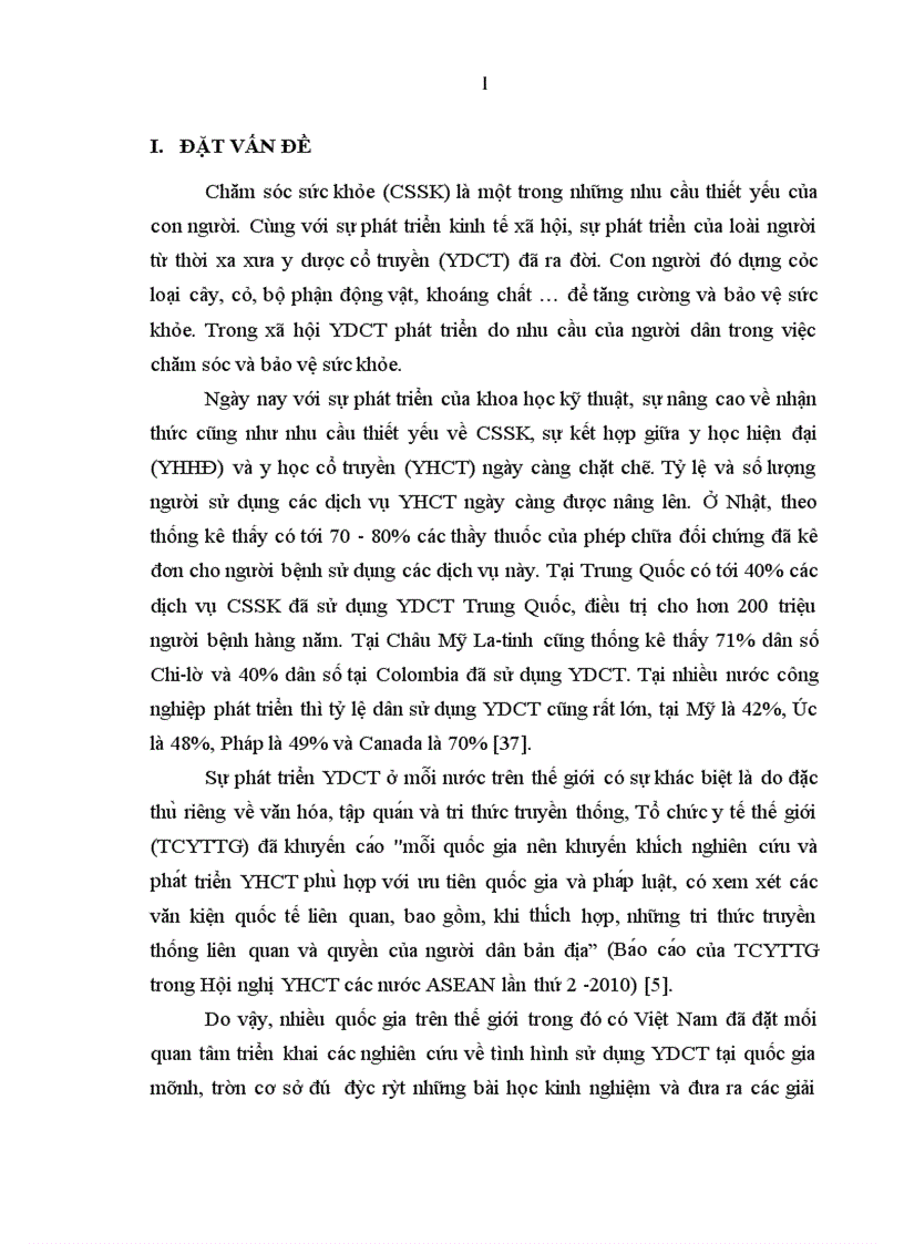 image for page Tình hình nghiên cứu thực trạng và các giải pháp nhằm nâng cao chất lượng khám chữa bệnh bằng y học cổ truyền trên thế giới và việt nam