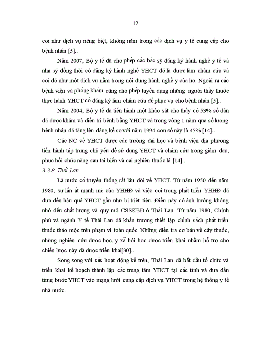 image for page Tình hình nghiên cứu thực trạng và các giải pháp nhằm nâng cao chất lượng khám chữa bệnh bằng y học cổ truyền trên thế giới và việt nam
