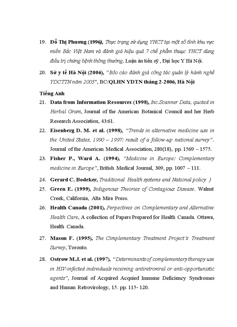 image for page Tình hình nghiên cứu thực trạng và các giải pháp nhằm nâng cao chất lượng khám chữa bệnh bằng y học cổ truyền trên thế giới và việt nam