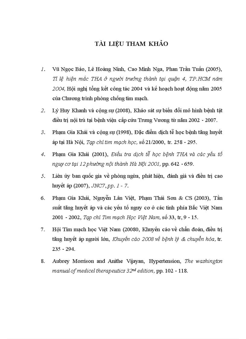 image for page Kiểm soát huyết áp đánh giá qua thực hành điều trị ngoại trú tại phòng khám tim mạch bệnh viện đa khoa tỉnh ninh bình