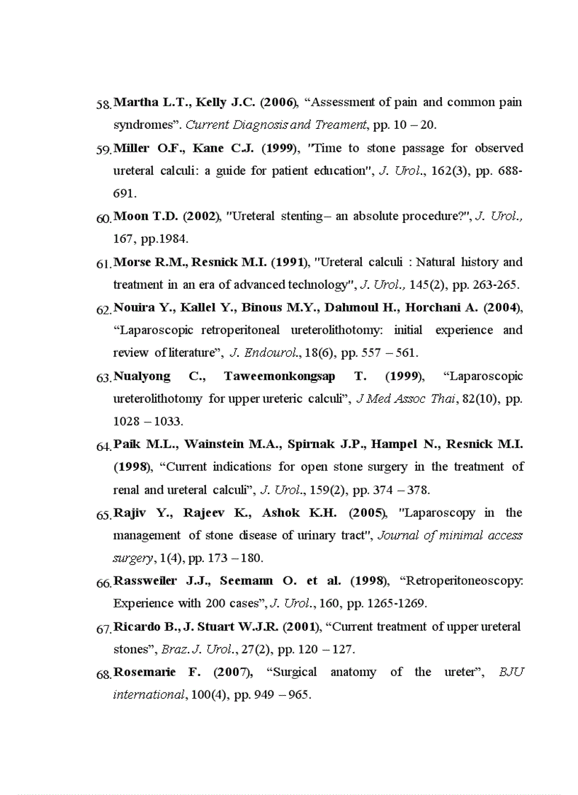 image for page Nghiên cứu đặc điểm lâm sàng cận lâm sàng và đánh giá kết quả điều trị sỏi niệu quản trên bằng phương pháp phẫu thuật nội soi sau phúc mạc tại bệnh viện 198