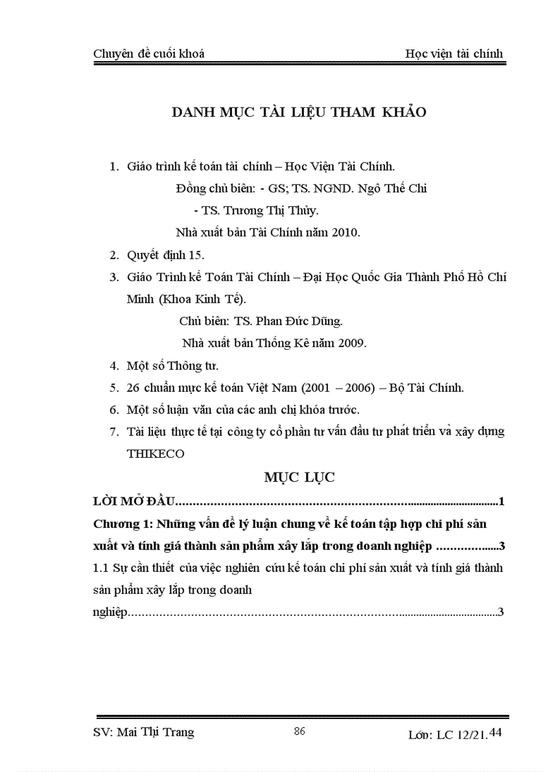 image for page Kế toán tập hợp chi phí sản xuất và tính giá thành sản phẩm xây lắp tại công ty cổ phần tư vấn đầu tư phát triển và xây dựng THIKECO
