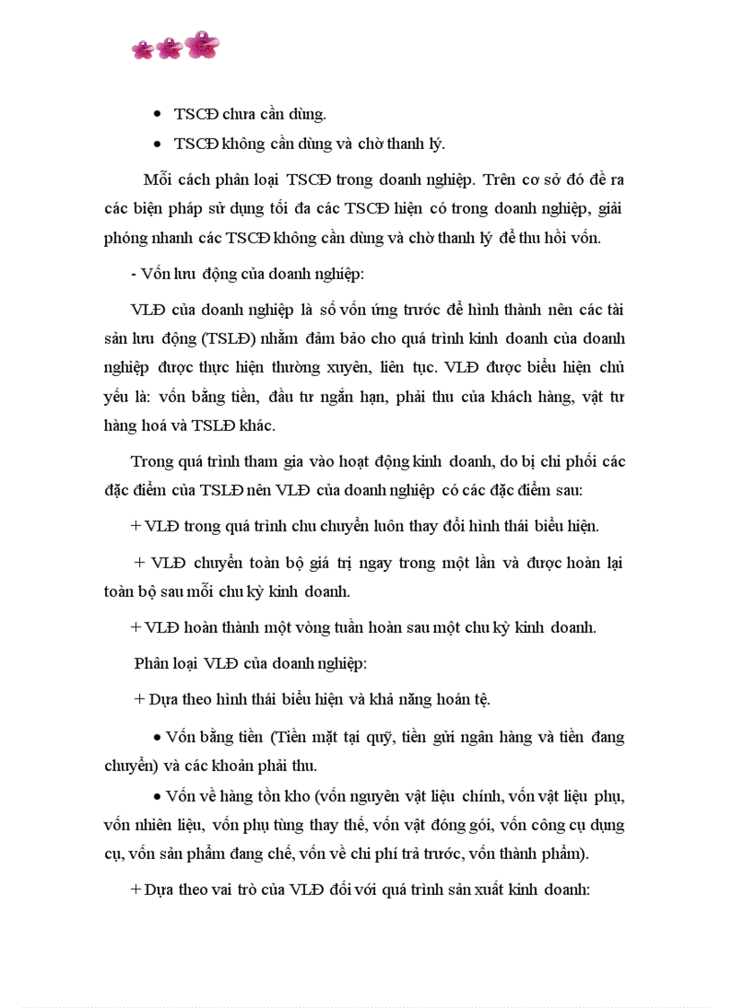 image for page Các giải pháp chủ yếu nâng cao hiệu quả quản lý sử dụng vốn kinh doanh tại Công ty cổ phần SOMECO Sông Đà