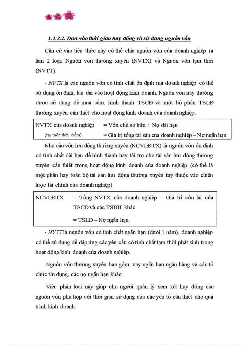 image for page Các giải pháp chủ yếu nâng cao hiệu quả quản lý sử dụng vốn kinh doanh tại Công ty cổ phần SOMECO Sông Đà