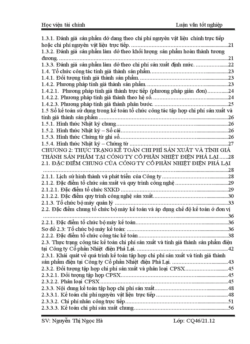 image for page Tổ chức công tác kế toán tập hợp chi phí sản xuất và tính giá thành sản phẩm tại Công ty cổ phần Nhiệt điện Phả Lại