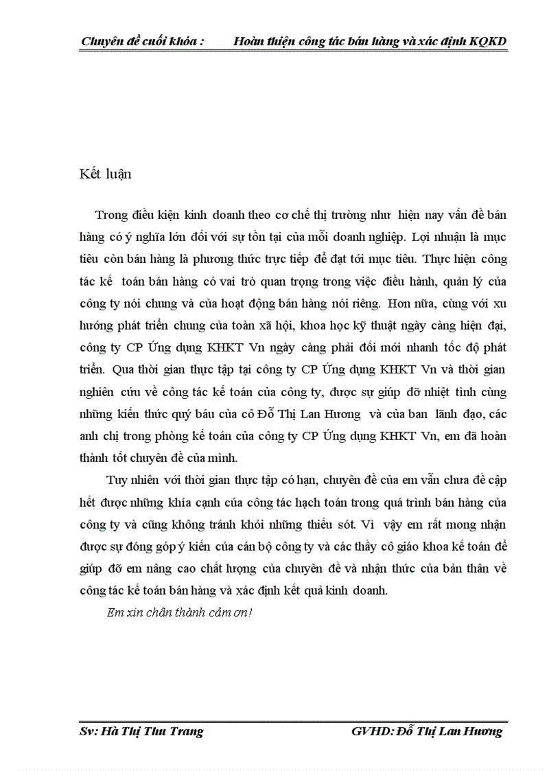 image for page Kế toán bán hàng và xác định kết quả kinh doanh tại công ty cp ứng dụng khoa học kĩ thuật việt nam