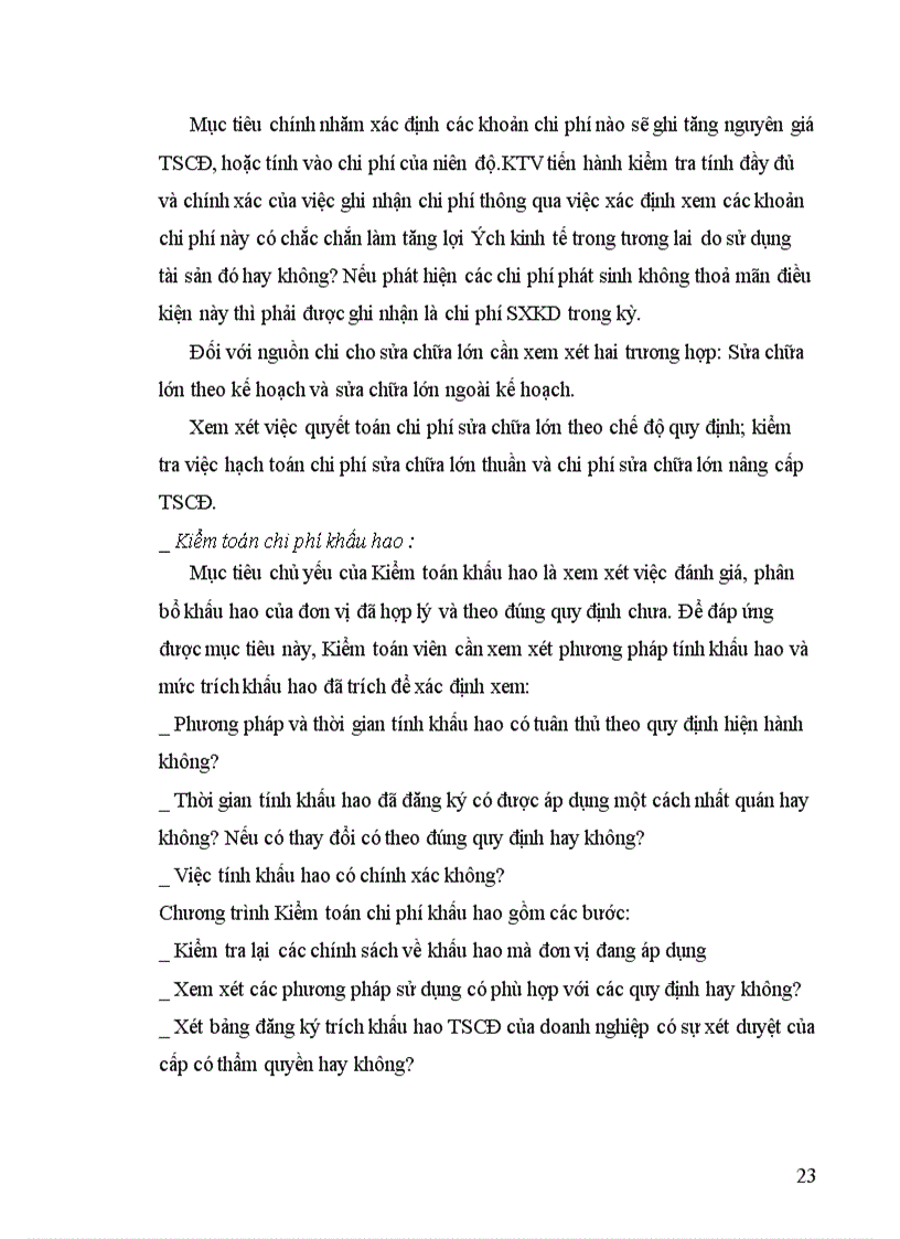 image for page Hoàn thiện quy trình kiểm toán khoản mục tài sản cố định trong kiểm toán báo cáo tài chính do công ty TNHH Tài chính kế toán và kiểm toán Việt Nam thực hiện