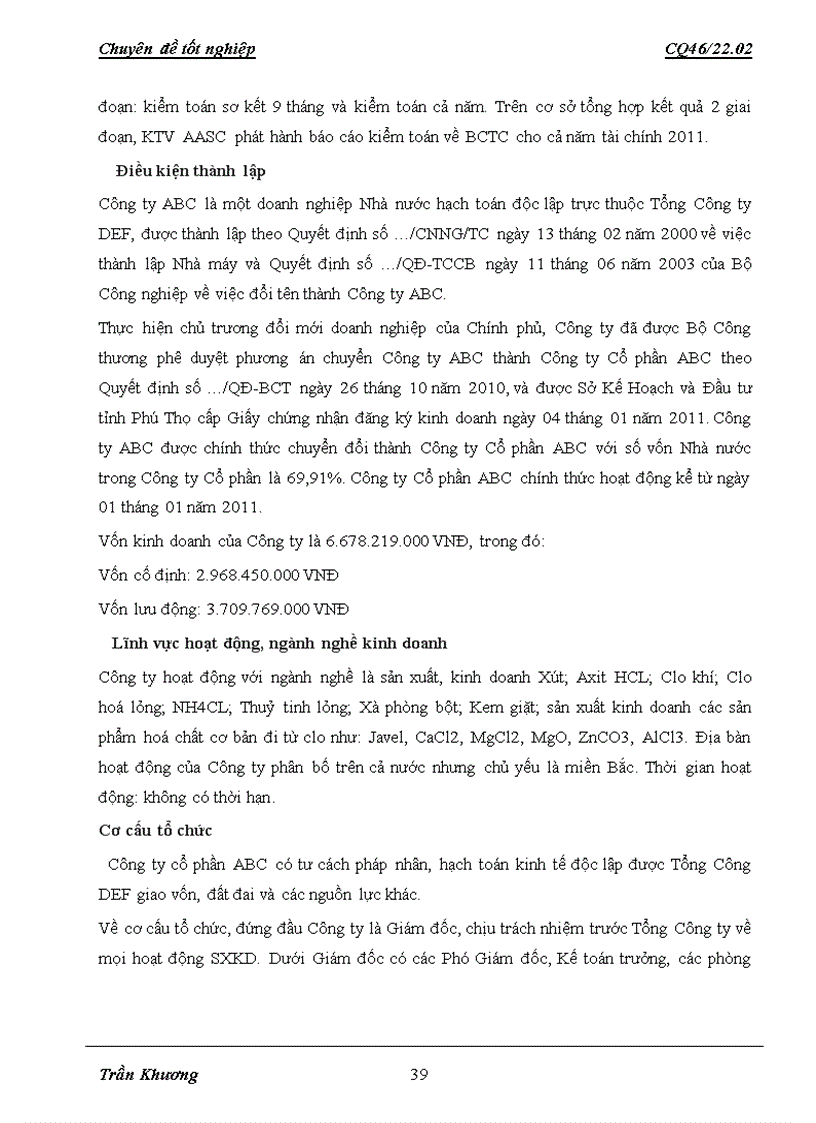 image for page Hoàn thiện quy trình kiểm toán khoản mục tài sản cố định tại công ty tnhh dịch vụ tư vấn tài chính kế toán và kiểm toán aasc