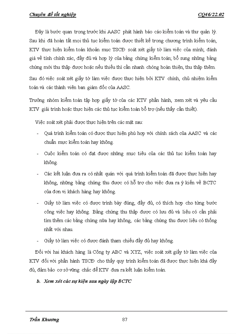 image for page Hoàn thiện quy trình kiểm toán khoản mục tài sản cố định tại công ty tnhh dịch vụ tư vấn tài chính kế toán và kiểm toán aasc
