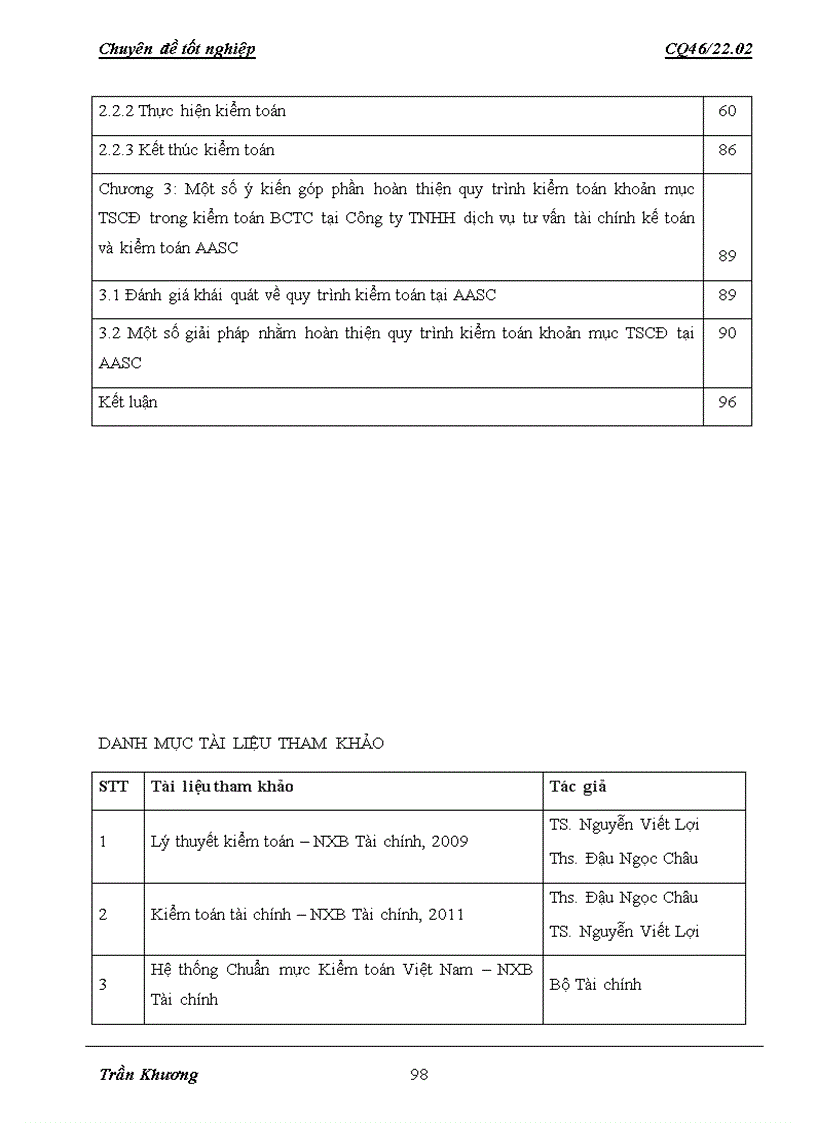 image for page Hoàn thiện quy trình kiểm toán khoản mục tài sản cố định tại công ty tnhh dịch vụ tư vấn tài chính kế toán và kiểm toán aasc