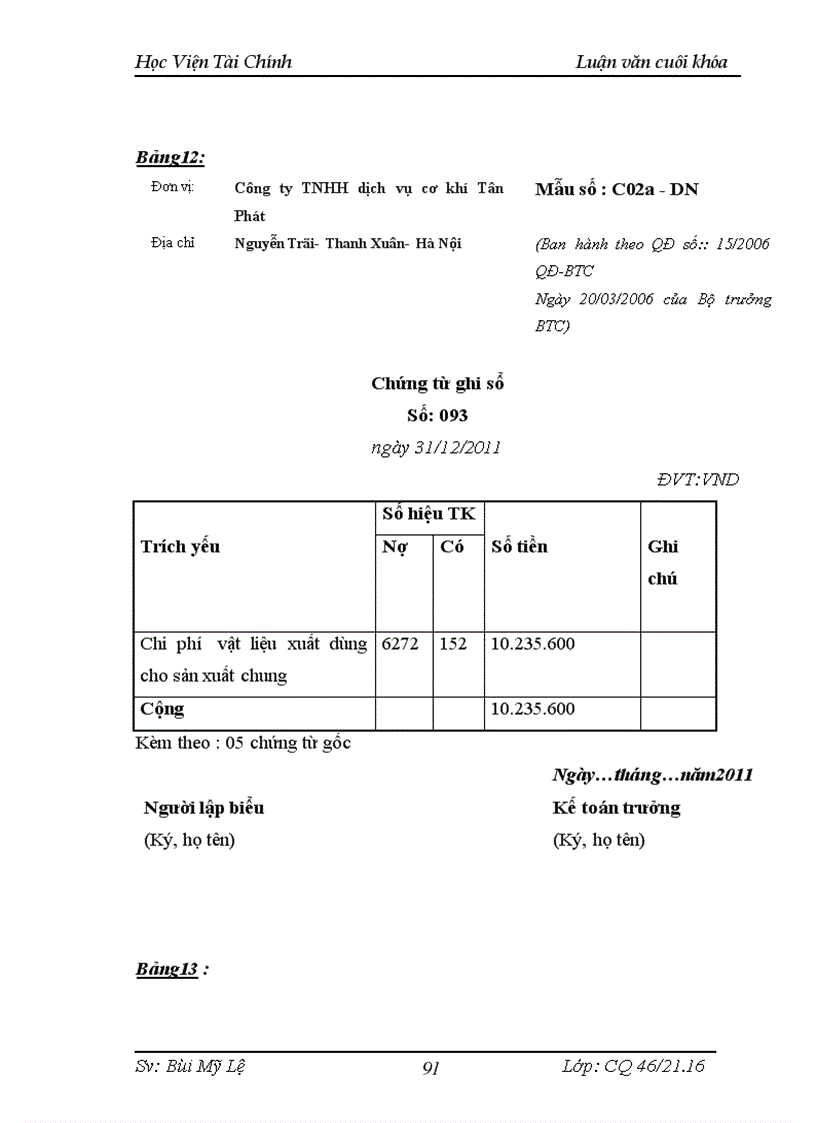 image for page Tổ chức công tác kế toán chi phí sản xuất và tính giá thành sản phẩm tại công ty TNHH dịch vụ cơ khí Tân P