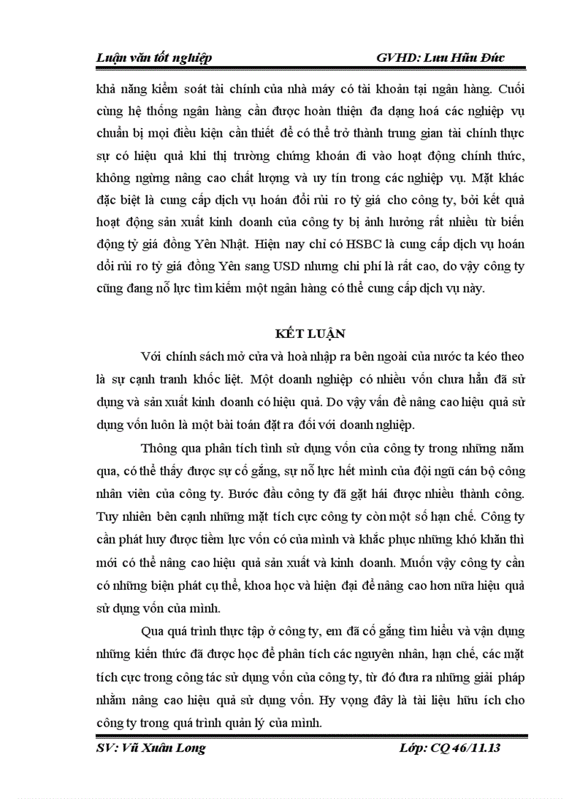 image for page Vốn lưu động và các giải pháp chủ yếu nâng cao hiệu quả sử dụng vốn lưu động tại Công ty Cổ phần nhiệt điện Phả Lại