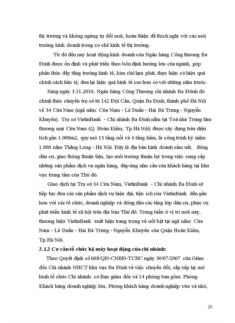 image for page Các giải pháp nâng cao chất lượng tín dụng trong hoạt động cho vay trung và dài hạn tại nhtm cp công thương chi nhánh BA ĐÌNH