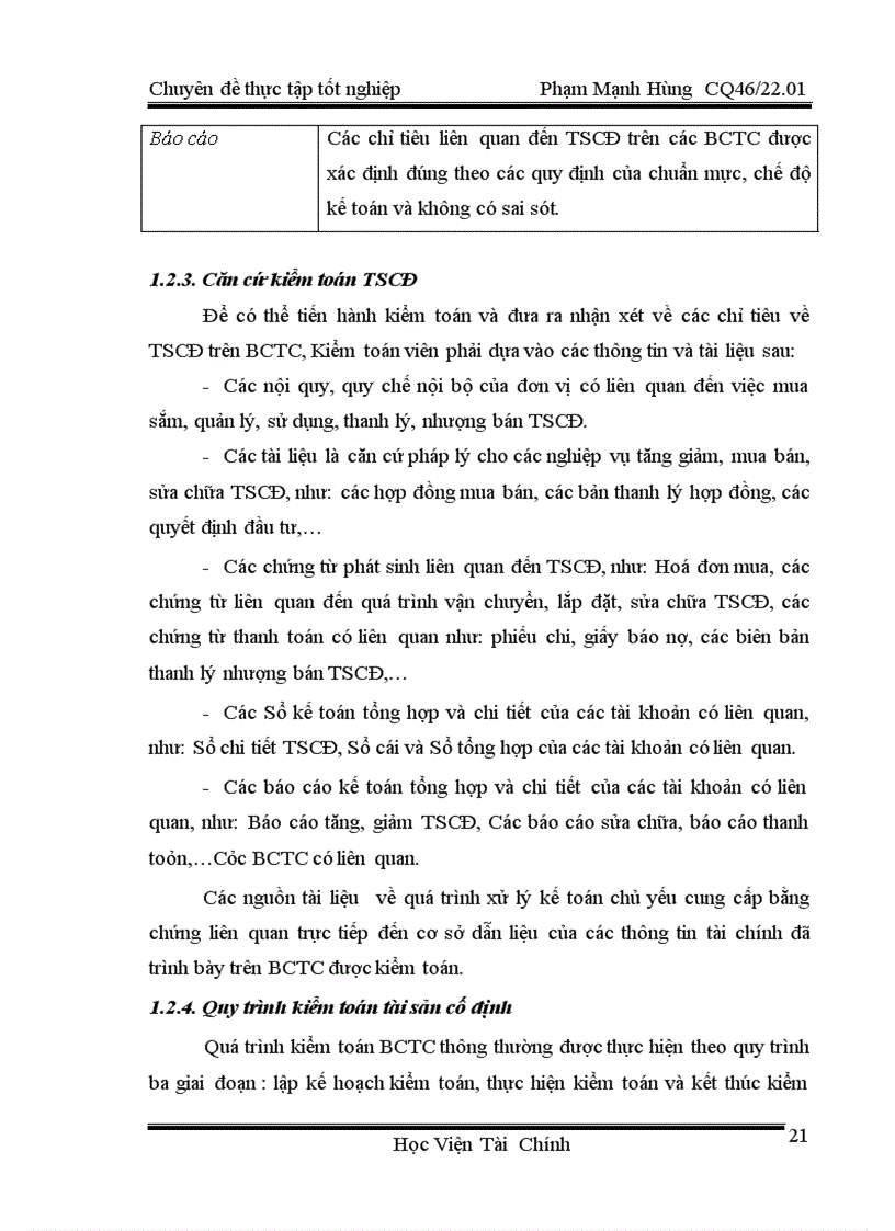 image for page Hoàn thiện kiểm toán khoản mục TSCĐ trong kiểm toán báo cáo tài chính do công ty TNHH Kiểm toán và Tư vấn thuế ATC thực hiện