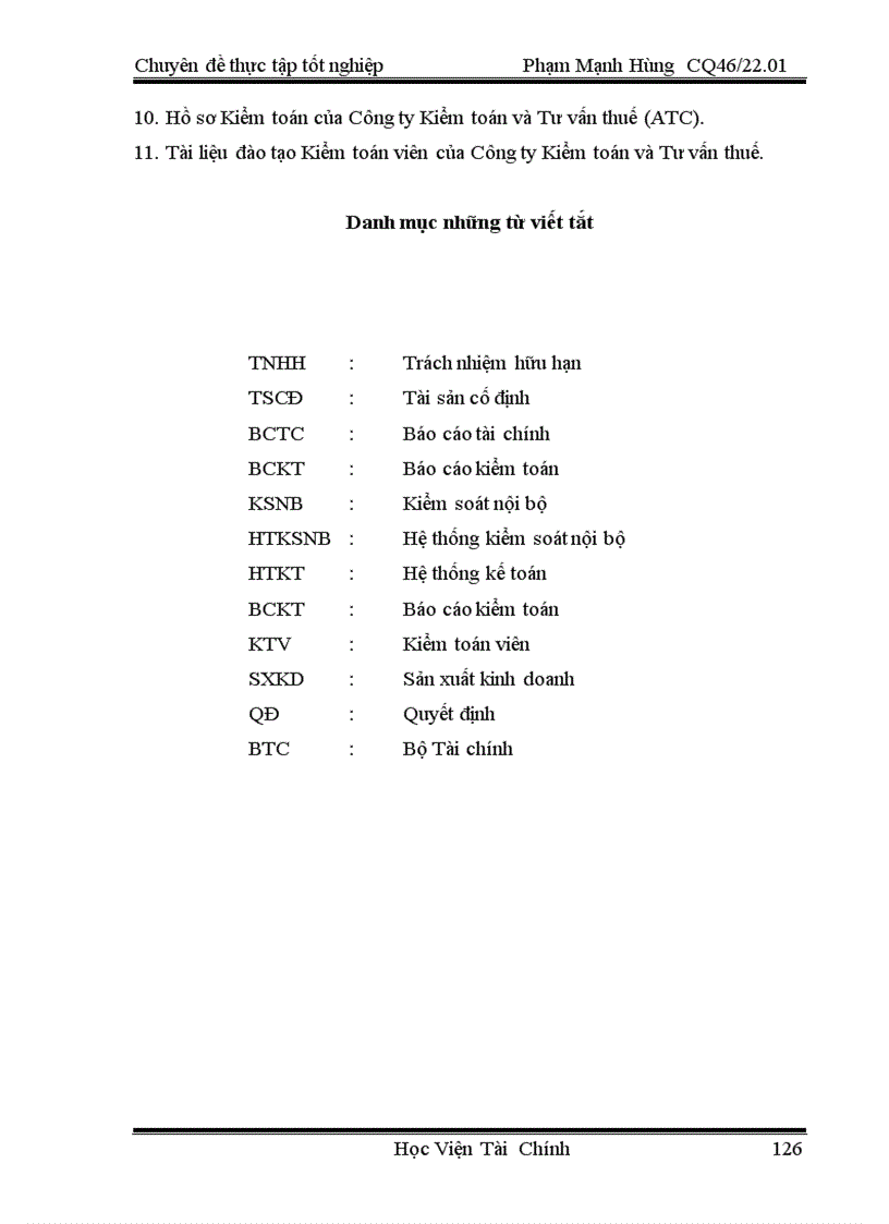 image for page Hoàn thiện kiểm toán khoản mục TSCĐ trong kiểm toán báo cáo tài chính do công ty TNHH Kiểm toán và Tư vấn thuế ATC thực hiện