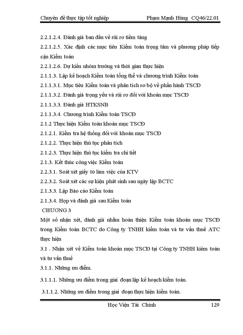 image for page Hoàn thiện kiểm toán khoản mục TSCĐ trong kiểm toán báo cáo tài chính do công ty TNHH Kiểm toán và Tư vấn thuế ATC thực hiện